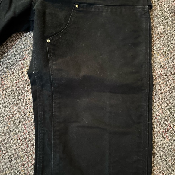 Carhartt Double Knee Pants LOOSE FIT Black Men’s Size 42x30 - Picture 3 of 7